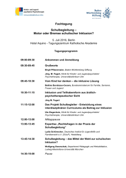 Programm - Universitätsklinikum Ulm