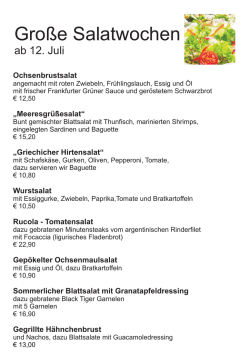 Gro&szlig;e Salatwochen