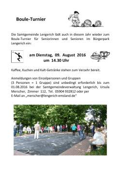 Homepage Bouleturnier 2016-08-09