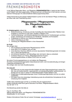 Im regionale Alters- und Pflegeheim FRENKENB&Uuml;NDTEN