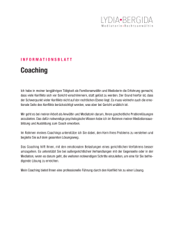 Coaching - Lydia Bergida
