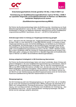 Mitteilung der Partner des BMV zu den entscheidungserheblichen