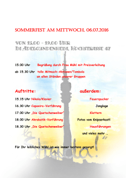 Programm - Adelgundenheim