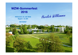 WZW-Sommerfest 2016