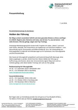 Helden der F&uuml;hrung