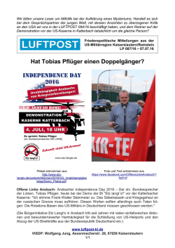 Hat Tobias Pfl&uuml;ger einen Doppelg&auml;nger?