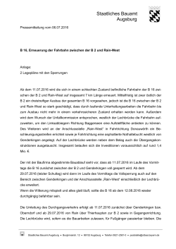 Pressemitteilung - Gemeinde Oberndorf a.Lech