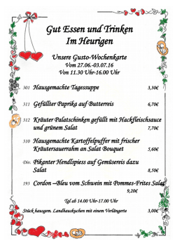 Gut Essen und Trinken Im Heurigen