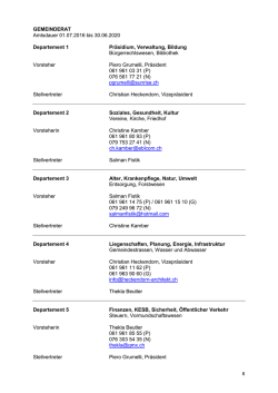 Behörden/Kommissionen