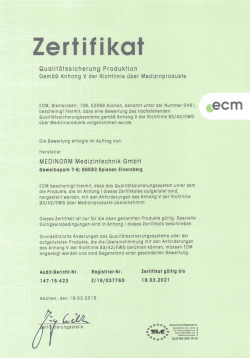 Tertif ikot - MEDINORM Medizintechnik GmbH