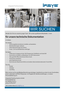 in der technischen Dokumentation