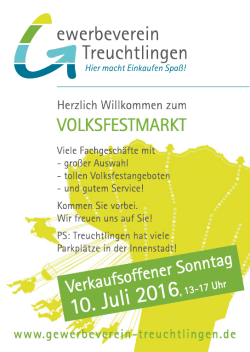 informieren - Gewerbeverein Treuchtlingen