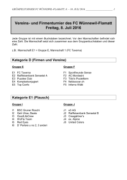 Freitag - FC Wünnewil