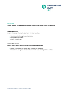 Programm - Handelsverband Bayern