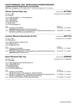 Druckansicht - Hauptverband