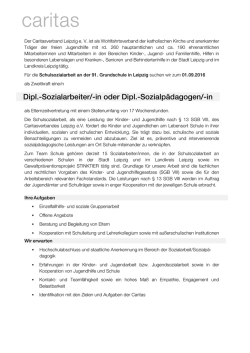 Dipl.-Sozialarbeiter/-in oder Dipl.-Sozialp&auml;dagogen/-in