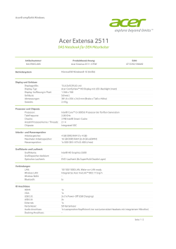Acer Extensa 2511