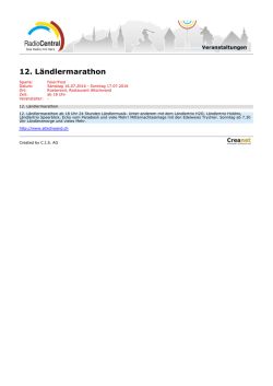 12. Ländlermarathon