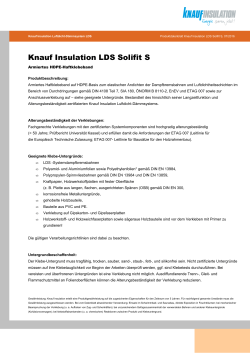 LDS Solifit S - Knauf Insulation