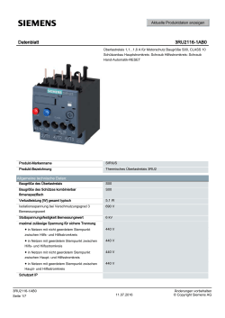Datenblatt 3RU2116-1AB0 - Siemens Industry Online Support Portals