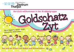 Herzlich willkommen in der Krabbelgruppe