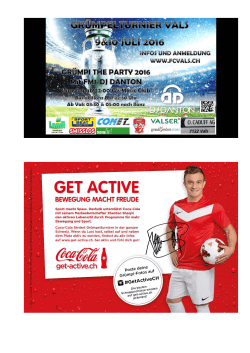 Spielplan 2016