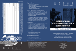 international bodyguard conference, czech
