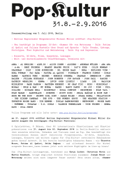 Pressemitteilung Pop-Kultur 07.07. DE