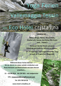 Flyer PDF - Eco-Hotel Cristallina