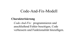 Code-And-Fix-Modell