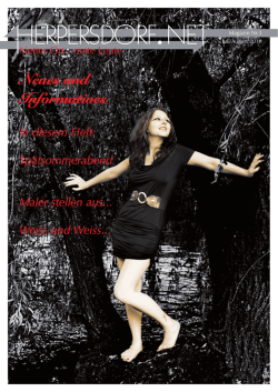 Neues und Informatives
