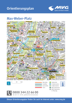 Umgebungsplan Max-Weber-Platz