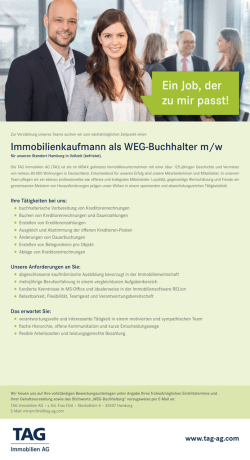 Ein Job, der zu mir passt!