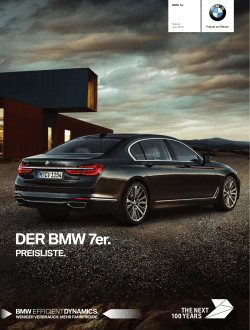 DER BMW 7er.