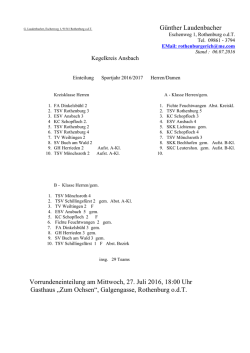 Einteilung der Klassen im Kreis AN - Home