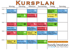 BodyMotion Kursplan
