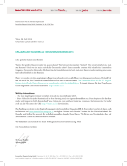 Hausverwalterranking Fragebogen