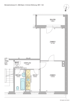 Murbacherstrasse 51, 4056 Basel, 2-Zimmer