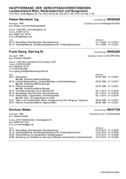 Druckansicht - Hauptverband