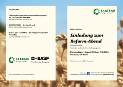 Informationen zum Herbstanbau | 3110 Flinsbach | GH Kaller
