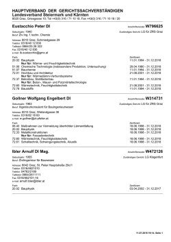 Druckansicht - Hauptverband