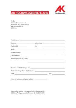 ak hochwasserhilfe 2016