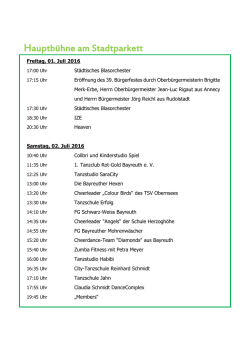 Hauptb&uuml;hne 2016