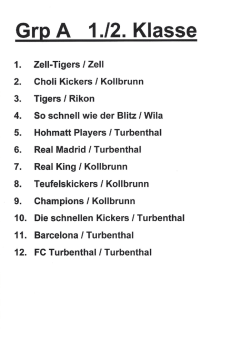 Rangliste