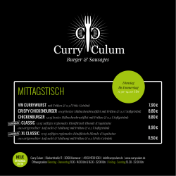 mittagstisch - Curry Culum