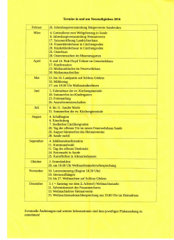 Page 1 Termine in und um Neustadtgödens 2016