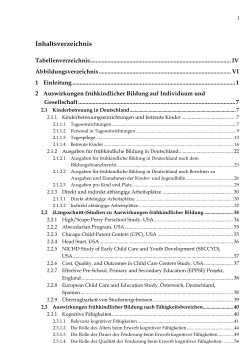 Inhaltsverzeichnis