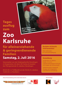 Ausflug in den Karlsruher Zoo