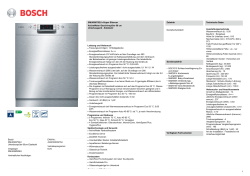 Bosch SMU69N75EU Unterbauspüler 60cm