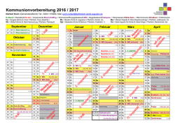 einen Terminkalender - Katholischer Seelsorgebereich Sankt Augustin